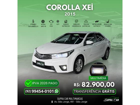 TOYOTA COROLLA 2.0 XEI 16V FLEX 4P AUTOMÁTICO